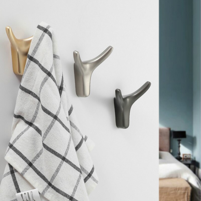 JD Zink-legierung nordisch Zauberstab Haken KleiderbüGel kleider Haken Mantel Tasche Hütte Hängen Haken Schlecht Küche Kleidung Gestelle mit Schrauben