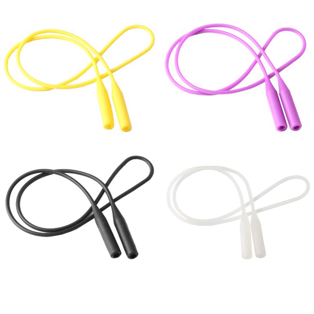 1 Pc Candy Color Elastic Silicone Eyeglasses Straps Sunglasses Chain Sports Anti-Slip String Glasses Ropes Band Cord Holder