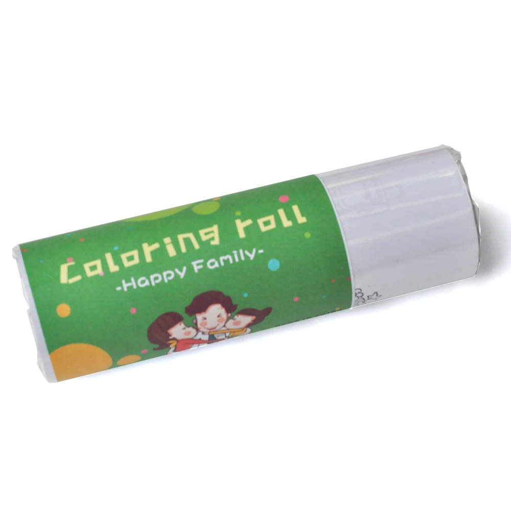 Happy Family Pattern Coloring Roll, Wall Painting, Children Coloring Poster Continuous Coloring Paper, Ages 3+