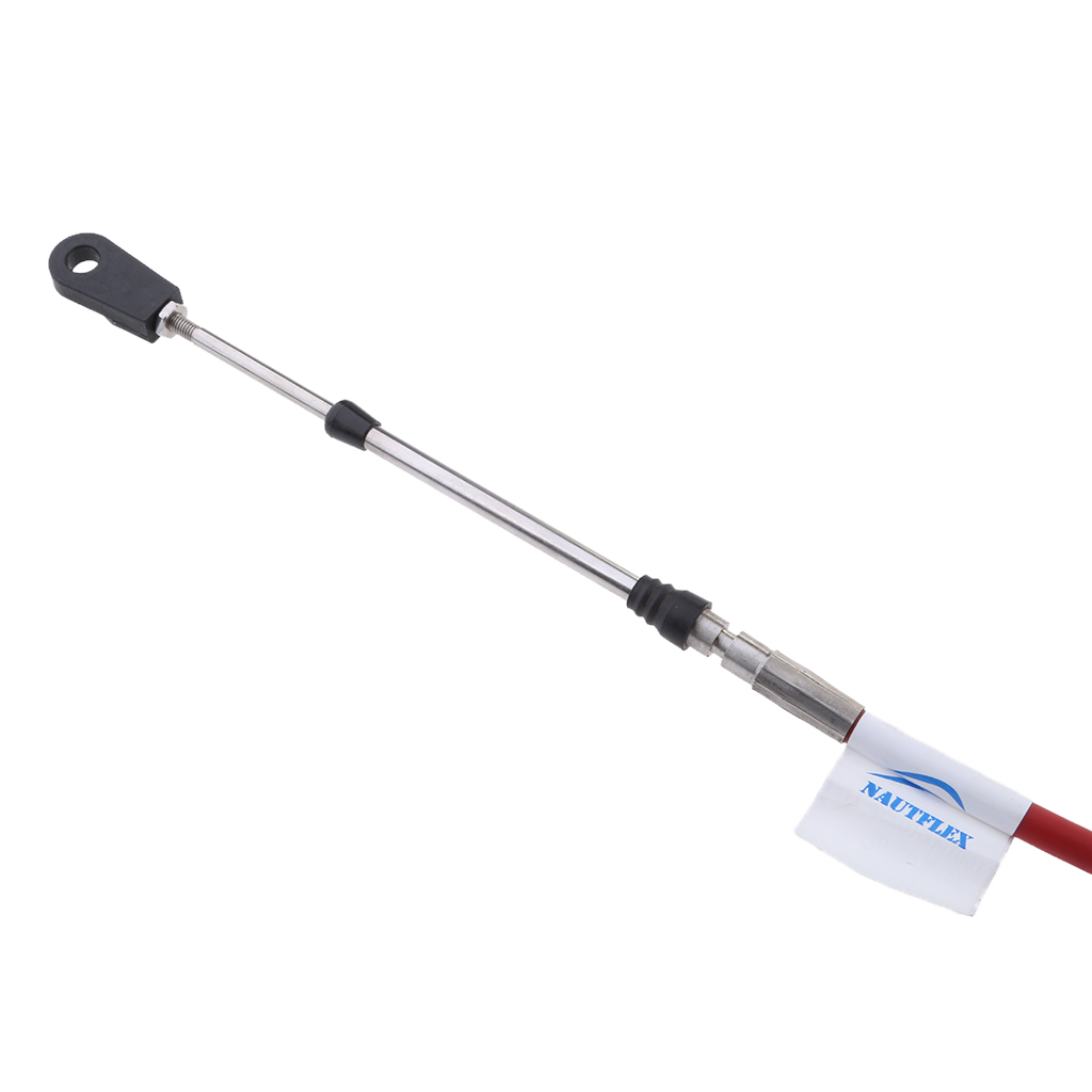 Universal Throttle Cable Red for Marine Boat Motor Control Lever 18 FT
