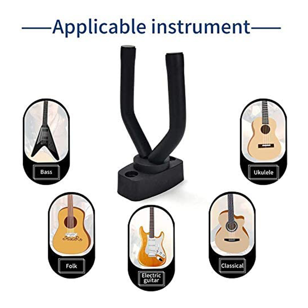 Muurbevestiging Gitaar Hanger Haak Antislip Houder Stand voor Akoestische Gitaar Ukelele Viool Basgitaar Onderdelen Instrument Accessoires