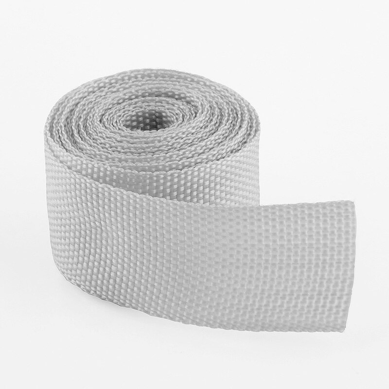 Sangles en PP fines pour sac à dos, 70 Yards/Lot, 23mm, ruban d&#39;emballage pour animal de compagnie, 15 couleurs, noir, blanc, rouge, bleu, vert, jaune, violet: 17 Gray 23mm