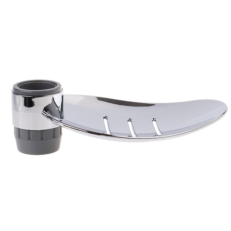 Verstelbare abs zeepbakhouder, douchestang, badkamergadget, zeeppallet, douchestang, glijstang, douchestang, zeepbakdoos