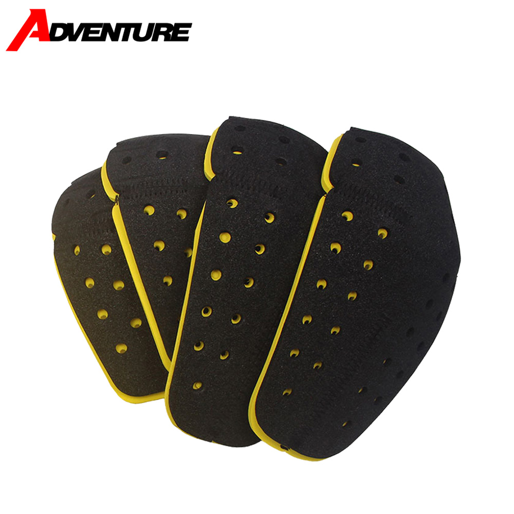 Motorcycle Protective Gear Back Protection Motocross Jacket CE Protector Shoulder Pads Elbow Pads Motorcycle Equipment Insert: Champagne