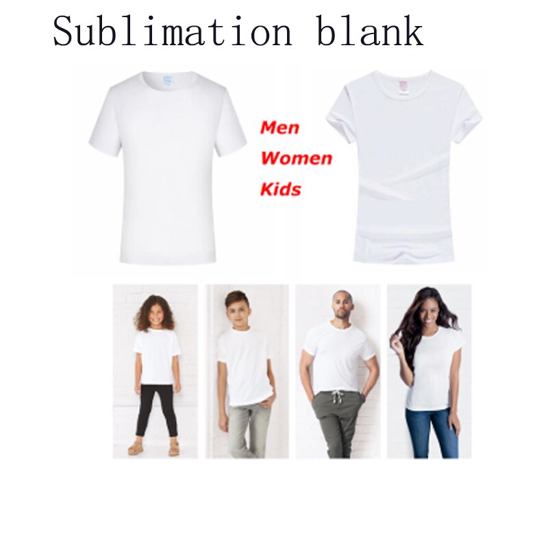 Sublimation blank t-shirt tøj varmeoverførsel reklame stof t-shirt mænd kvinder & #39 ;s og børn & #39 ;s tøj modal