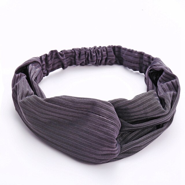 Bandeau d'hiver pour femmes, nœud supérieur, turban, bandeau, accessoire pour cheveux couleur bonbon: 60496