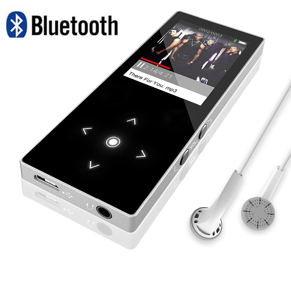BENJIE K8 lecteur Mp3 bluetooth avec écran tactile son 8 GB lecteur de musique avec Radio FM Ebook visionneuse de photos FLAC MP3 WAV