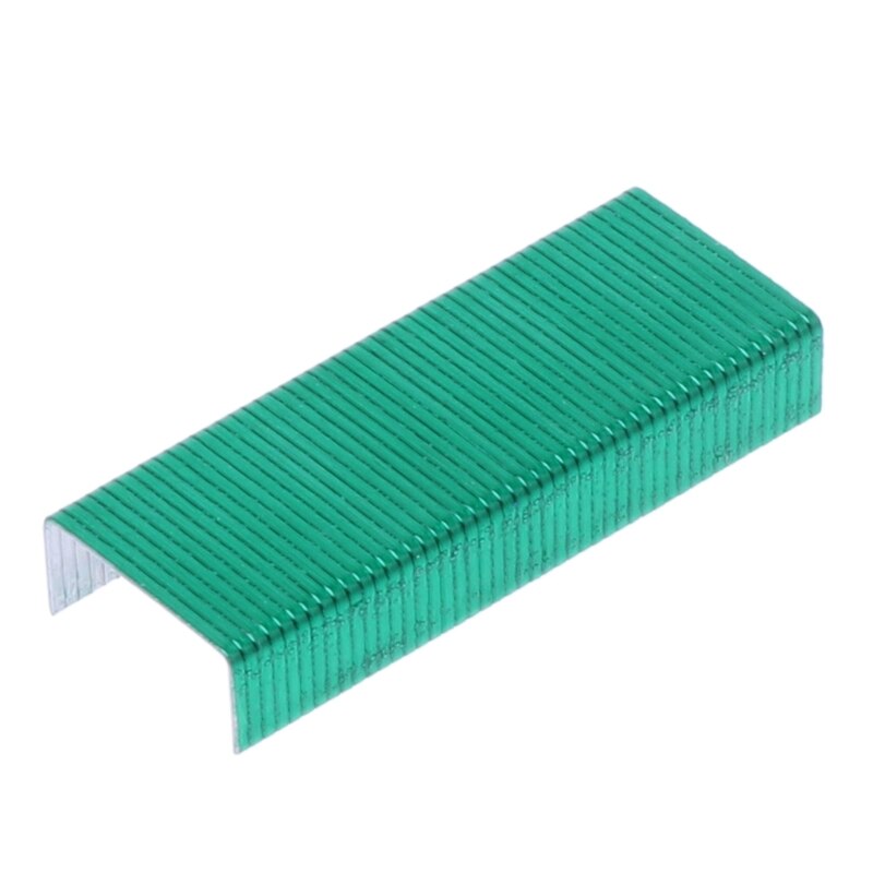 800Pcs/Box 12mm Colorful Metal Staples Office School Binding Supplies