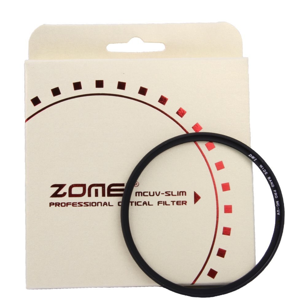 ZOMEI 40.5/49/52/55/58/62/67/72/77/82 /86mm Ultra-Violet UV Filter Lens Protector voor SLR DSLR camera: Slim MCUV filter / ≤49mm