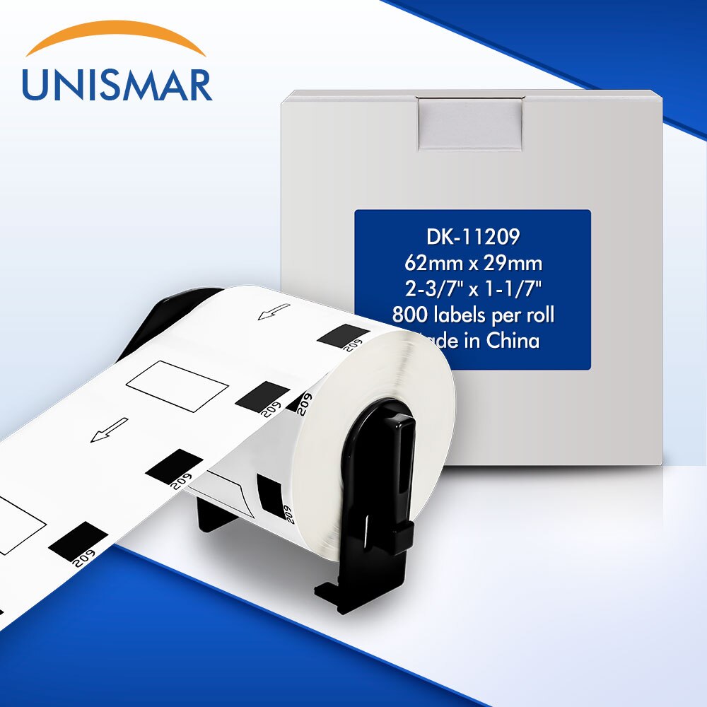 1 Roll for Brother DK-11241 DK-22205 DK-11209 DK-11208 DK-11202 DK-22210 DK-11204 DK-11201 Roll Paper: DK-11209