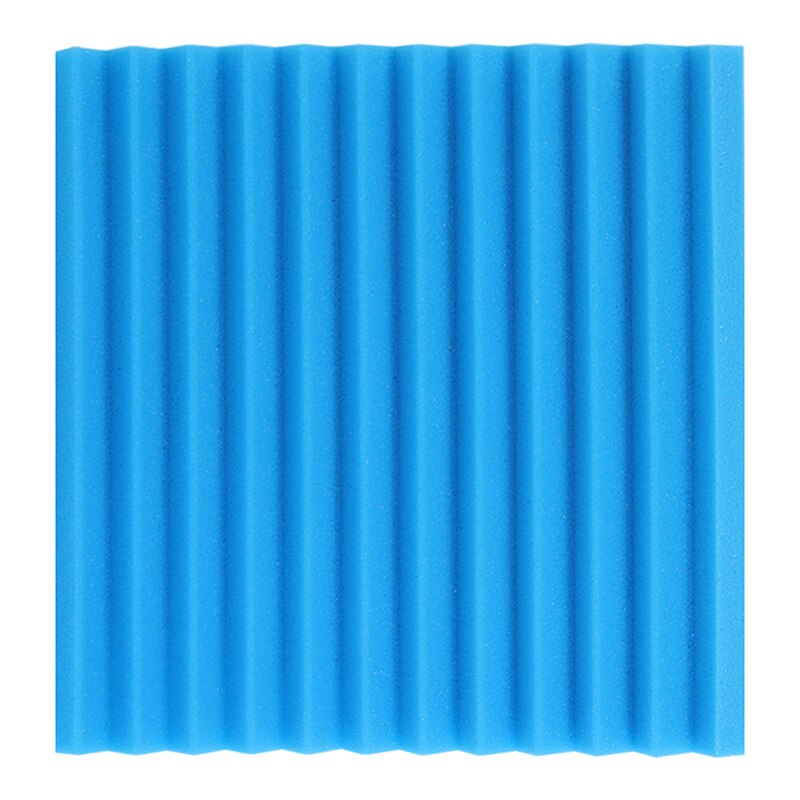 1PC Soundproofing Foam Fireproof Material Density Flame Retardant Sound Insulation Cotton Sound Absorbing Cotton: Blue