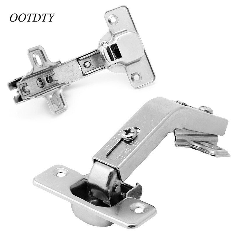 OOTDTY 135 Degree Corner Folded Cabinet Door Hinges Home Bathroom Kitchen Cupboard