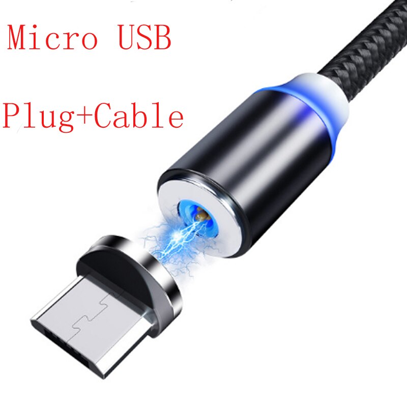 Magnetische Kabel Für Huawei praktisch USB C Magnetische Ladegerät Ladekabel USB Mikro Typ C Kabel Für Xiaomi Für samsung: Schwarz Pro usb