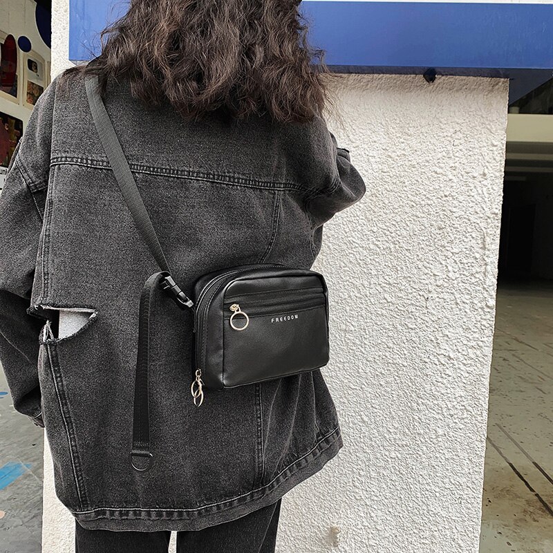 Dames Casual Messenger Bag Pu Lederen Schoudertas Vrouwelijke Reizen Mobiele Telefoon Portemonnee Meisje Messenger Bag