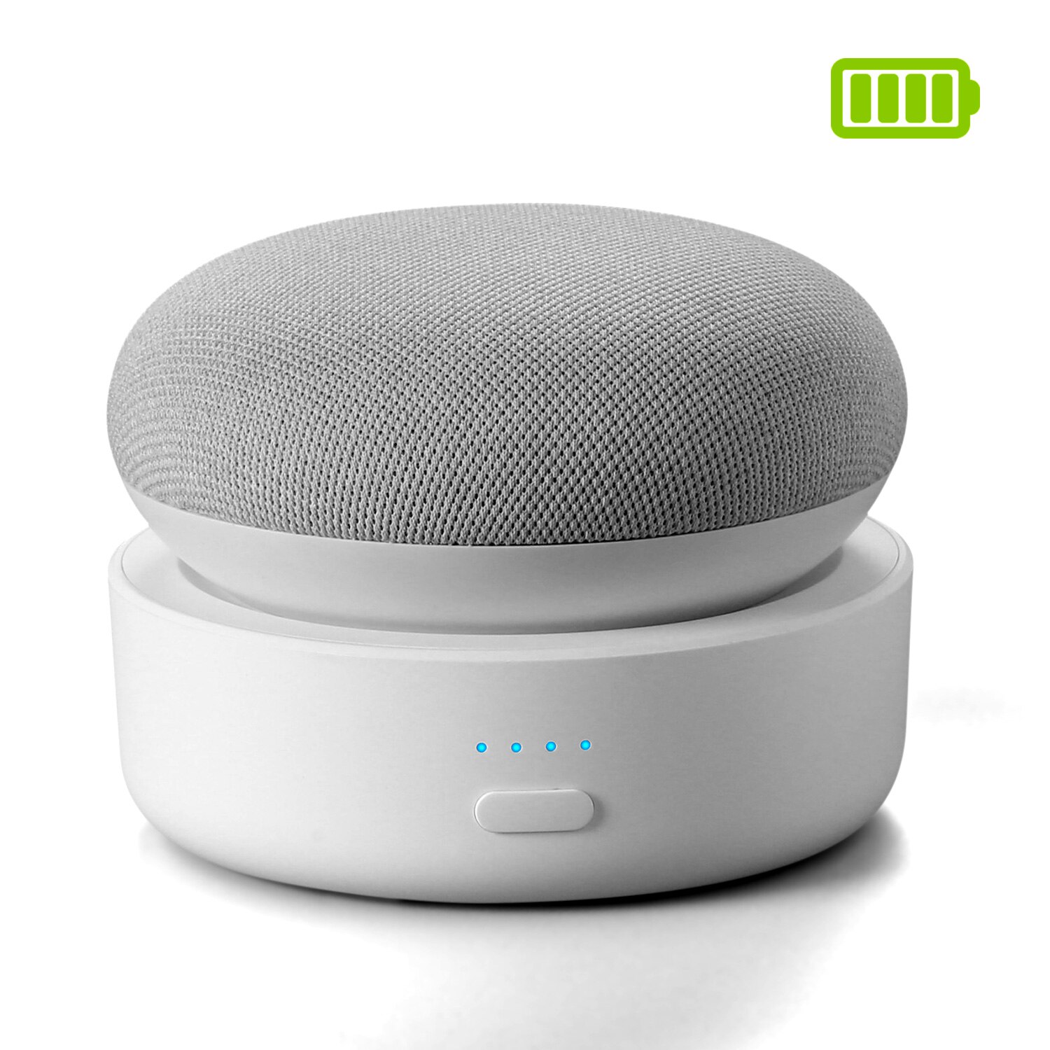 GGMM N2 Battery Base Adapt to Google Nest Mini 2nd Generation Google Portable Assistance Smart Speaker Google Nest Mini