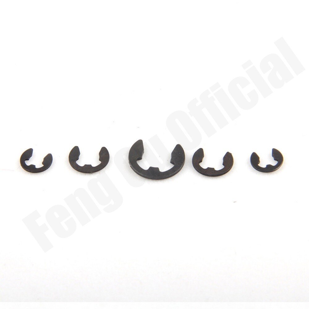 500Pcs/set M1.5-M5 Mix DIN6799 GB896 Sack Retainer E E-Clip Washer Circlip Retaining Ring Split Washers Kit HW032