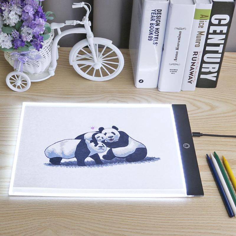 A4 Digital Graphic Tablet LED Artist Art Stencil Drawing Board Light Box Electronic Tracing Writing Pad Artist Digital Tablets