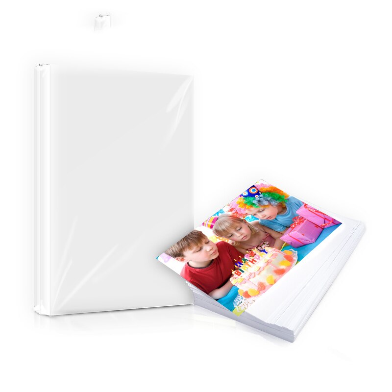 100 Sheets 4R 4x6 Glossy Printer Photographic Paper Printing for Inkjet Printers Cameras & Camcorders School Office Stationery