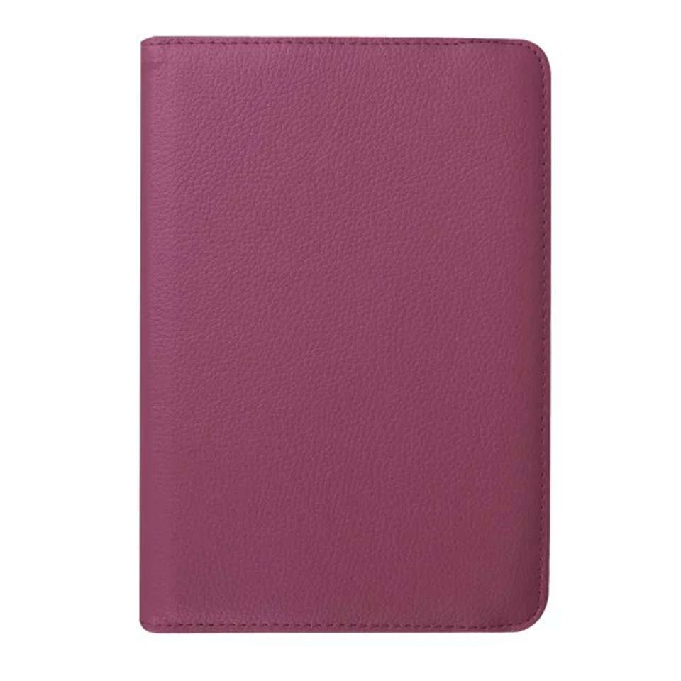 För samsung galaxy tab  s2 8.0 tums fodral  t710 t713 t715 t719 sm-t710 sm-t715 surfplatta skal 360 roterande fäste flip läder skal: Lila