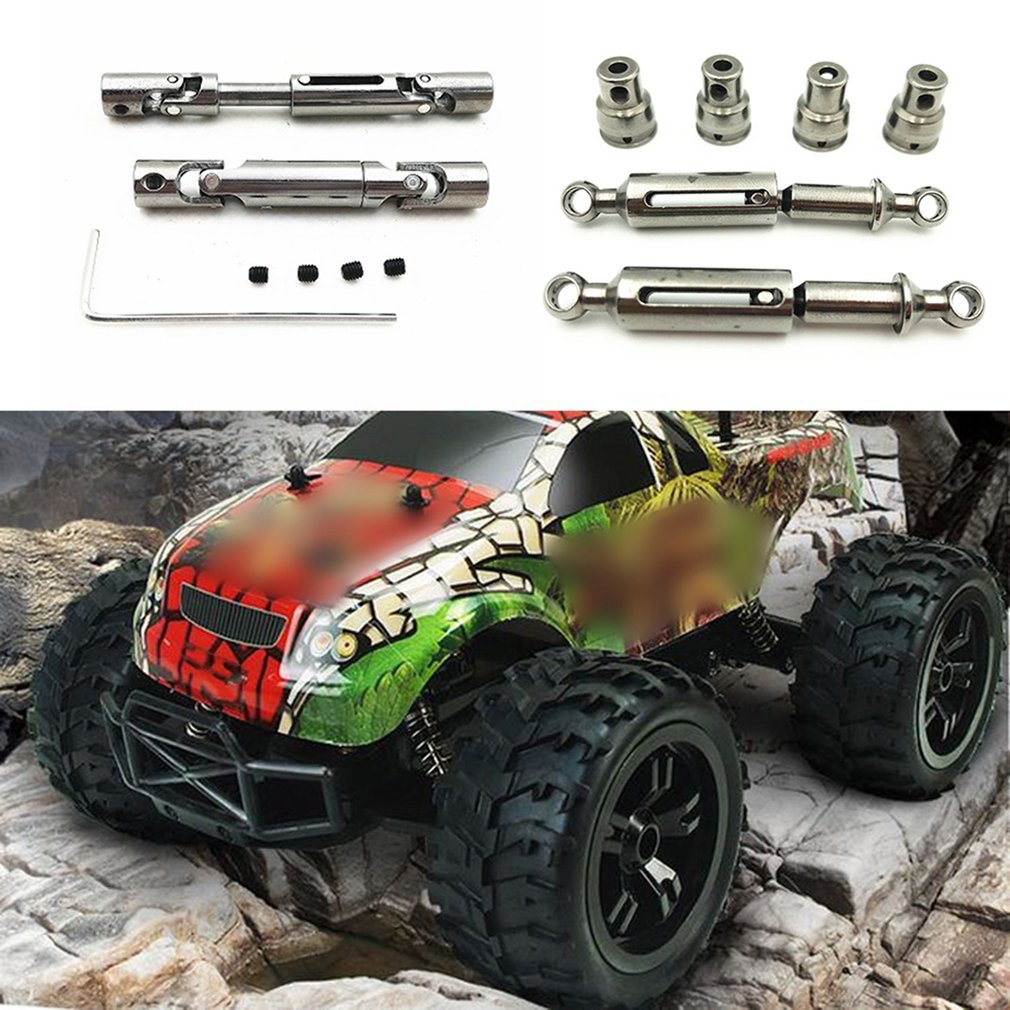 Rc Auto Upgrade Teile Edelstahl Vier Rad Stick Universal Welle Geändert Metall Zubehör Metall Antriebswelle