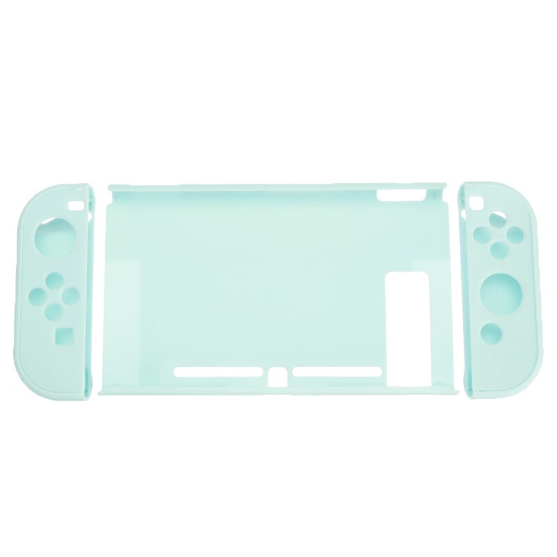 Voor Nintendo Switch Beschermende Shell Effen Kleur Pc Hard Cover Game Volledige Controller Behuizing Case Voor Nintendo Switch Accessoires: green