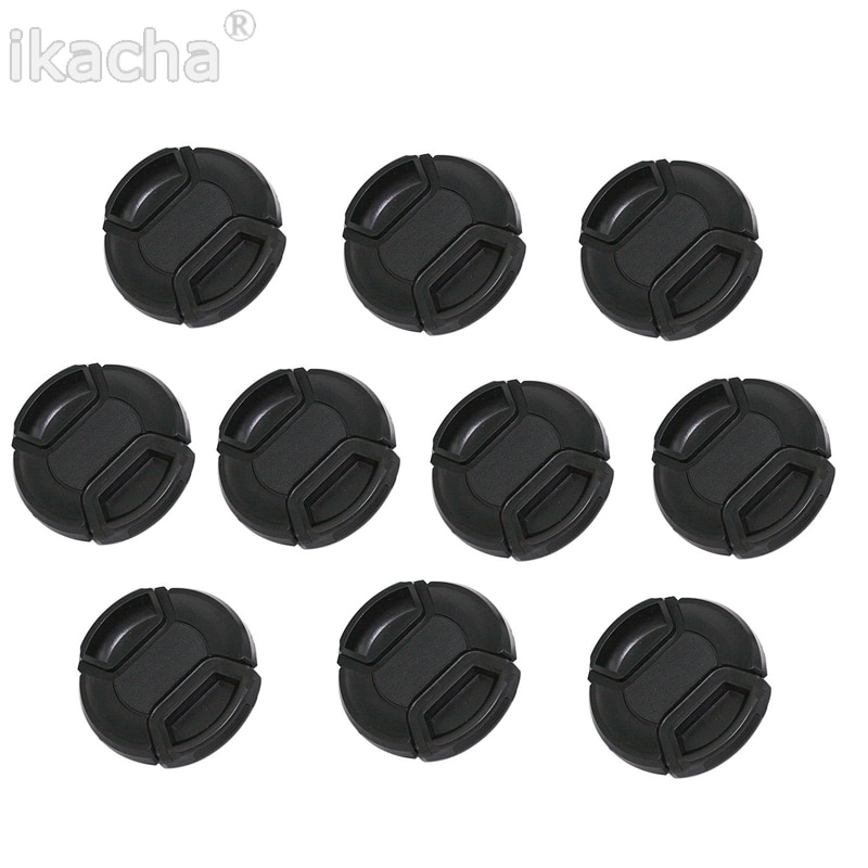 10 stk universal 37 40.5 43 46 49 52 55 58 62 67 72 77 82mm kamera linsedæksel kamera cover linse cover til canon til nikon til sony