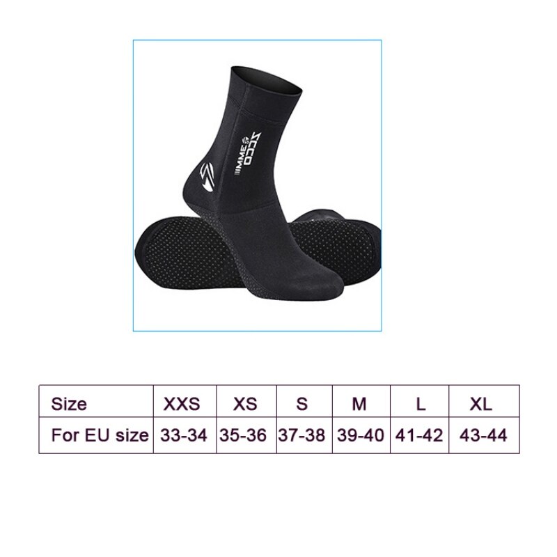 Diving Socks - Silicone - Warm Underwater Accessories for Fishing, Surfing, Sailing, Swimming, Kayaking