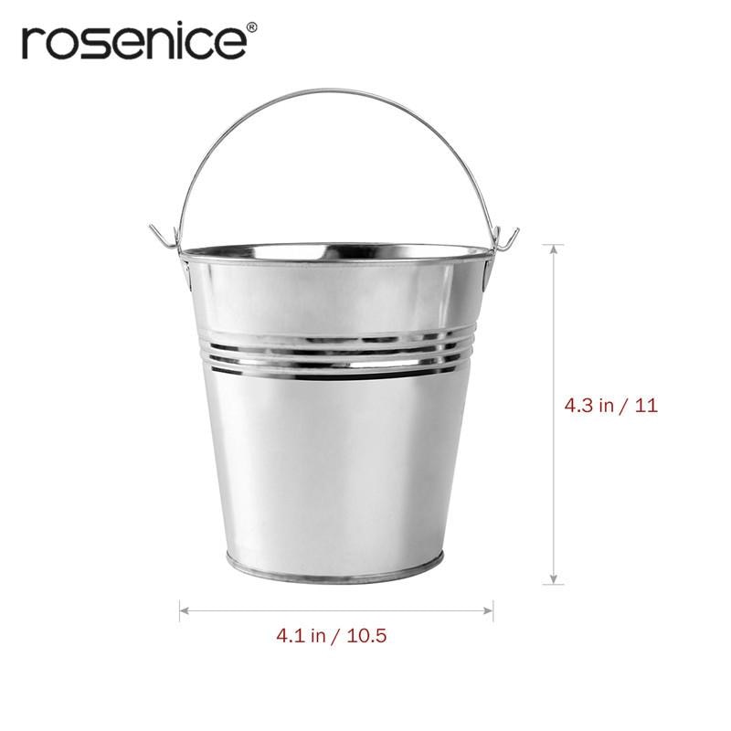 ROSENICE-Mini cubitera portátil para cerveza, enfriador de vino, barril, soporte para cubitos de hielo, suministros de bar, 6 uds.