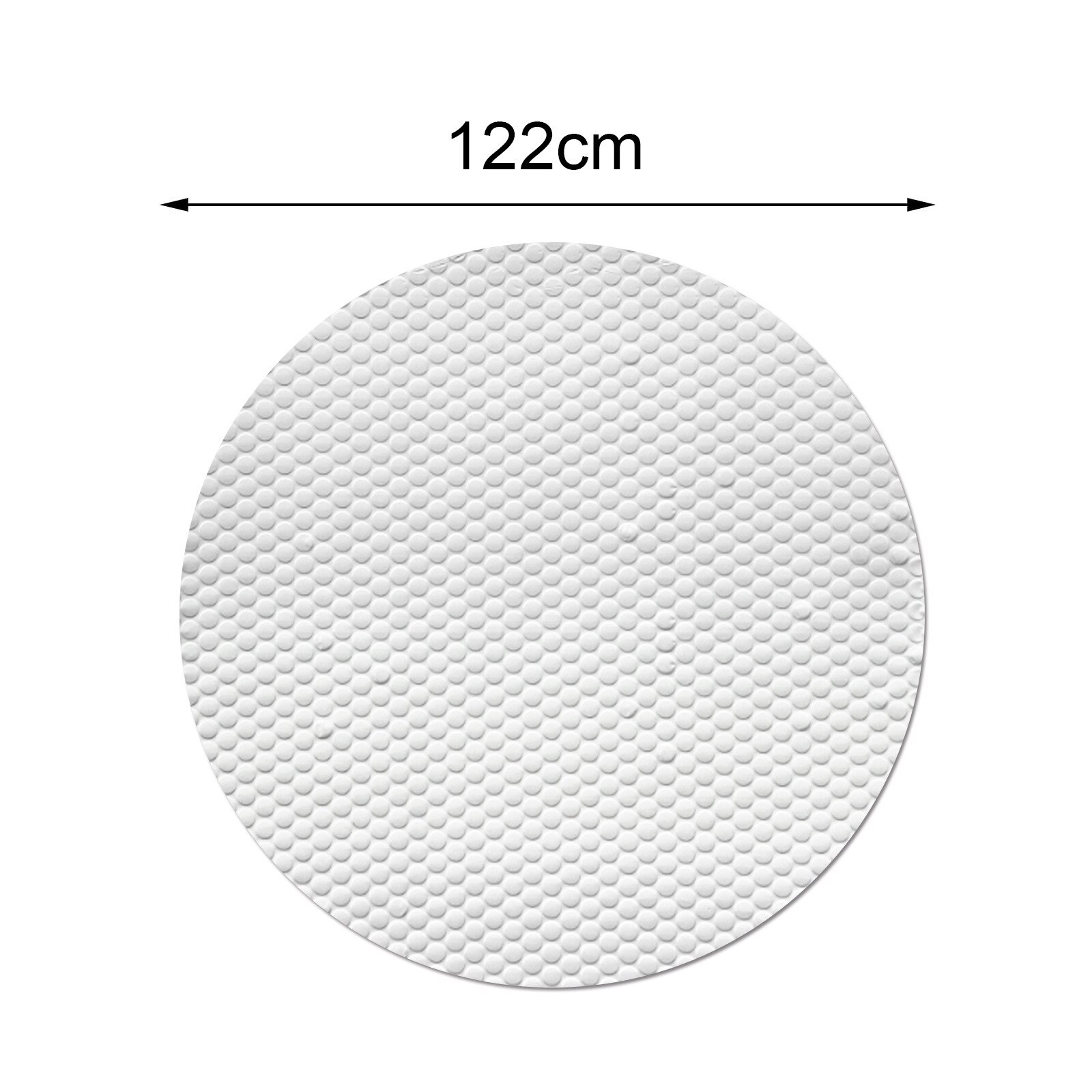 Multifunctional Pool Cover Dust-proof Heat Insulation Swimming Pool Protective Cover Suitable for Most of Small Pool: 122cm