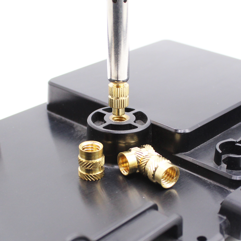 Messing Inzetmoer Met Soldeerbout Tip Set 3d Printer Melt Gekartelde Warmtedraad Insluiting Koperen Moeren 304 Roestvrijstalen Schroef