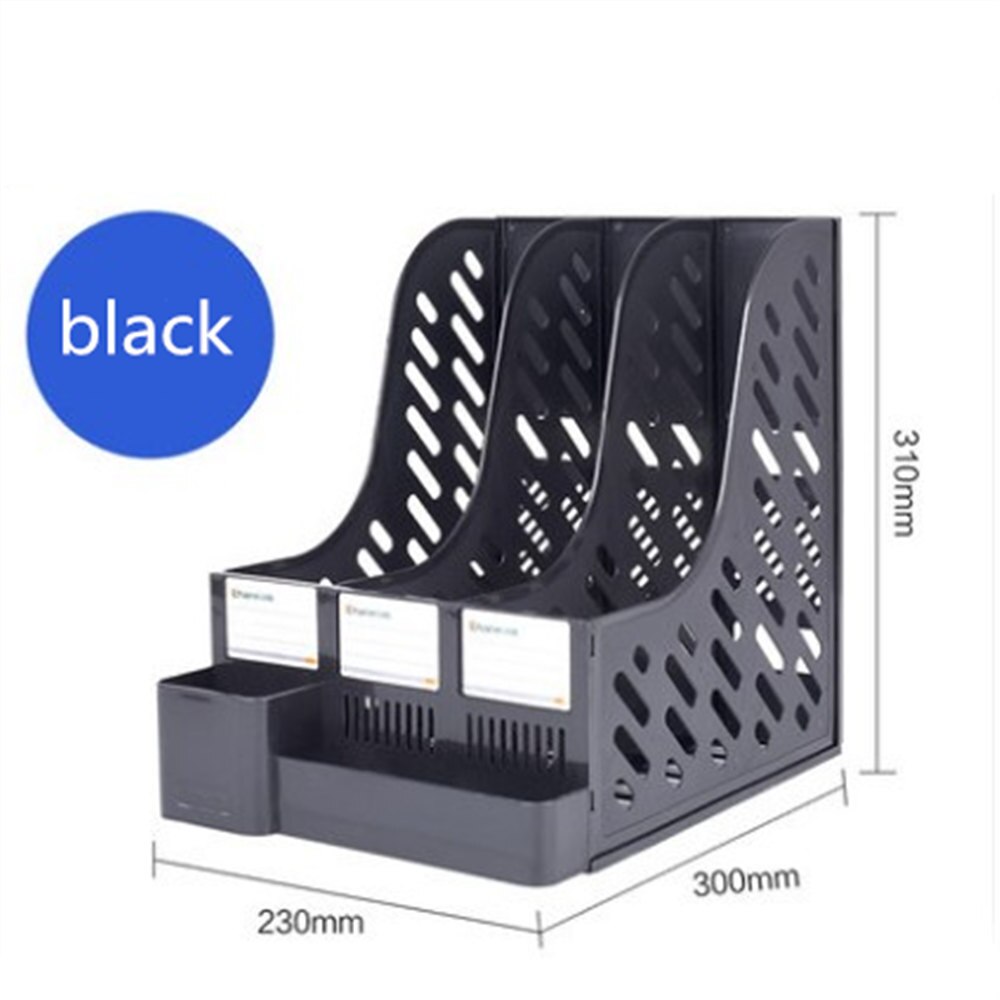3 Layers File Tray File Document Holders Desk Set Book Holder Bookend Organizer Office School Supplies Desk Accessories