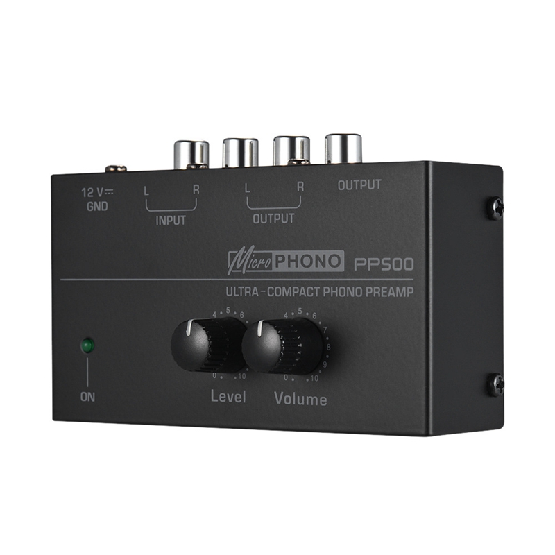 Pp500 Phono Preamp Preamplifier with Level & Volume