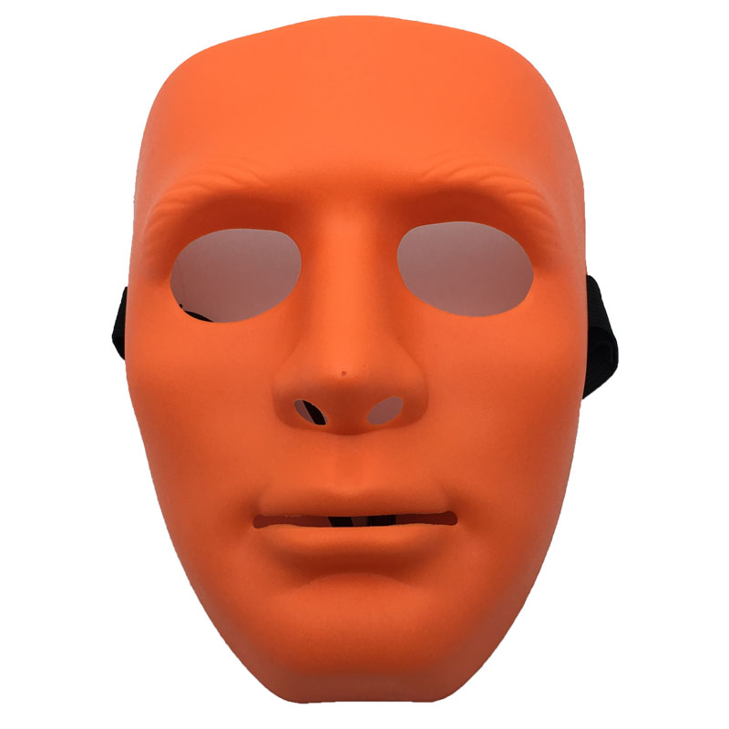 Masque facial blanc pour homme, accessoire de danse mécanique, style hip-hop épais, protection vibrato