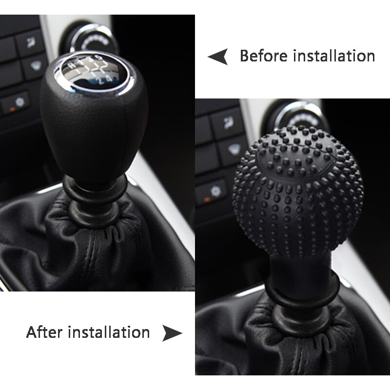 1Pc Car Silicone Gear Shift Head Cover for Suzuki Swift Volkswagen Passat B5 B6 Tiguan Jetta MK6 Skoda Octavia A7 A5 Accessories