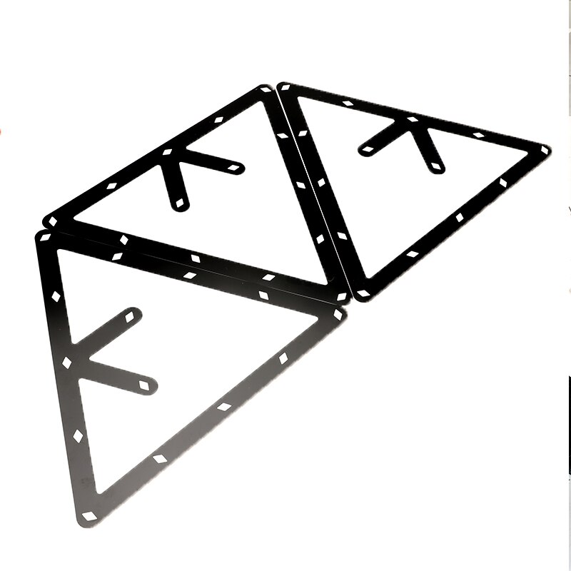 6Pcs Magic Ball Racks Triangular 8 9 10 Balls Positioning Billiard Pool Cue Black Sports Entertainment Accessory