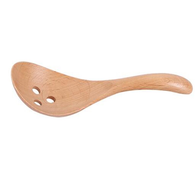 Natural Wooden Spoon Kitchen Cooking Utensil Tool Soup Porridge Teaspoon Tableware For Serving Soup Tools