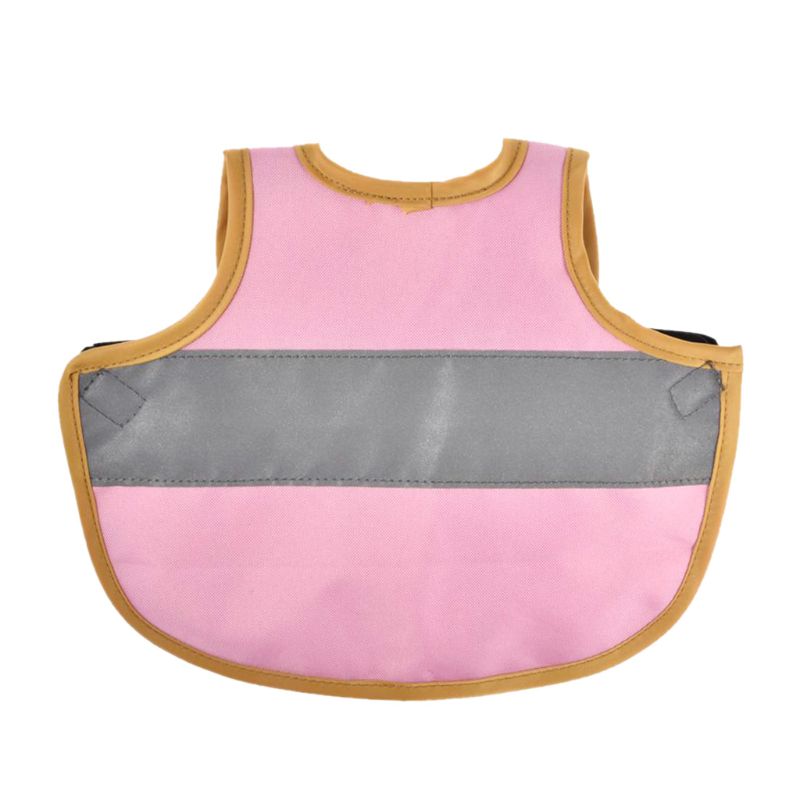 Chicken Harness Reflective Vests Hen with Matching Belt Comfortable Breathable: Pink