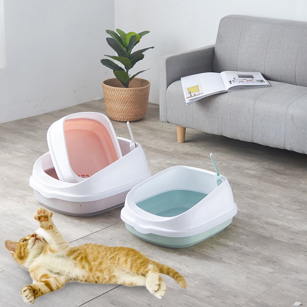 Toilet Bedpan Cat Litter Box Cat Dog Tray Toilet Teddy Anti-Splash Pet Dog Toilette Puppy Indoor Plastic Sandbox Pets Supplies