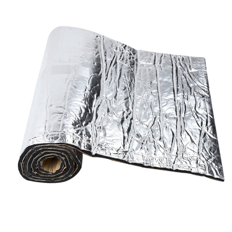 10mm Car Truck Firewall Heat Sound Deadener Insulation Mat Noise Insulation Wool Car Heat Sound Thermal Proofing Pad 50 x 200cm