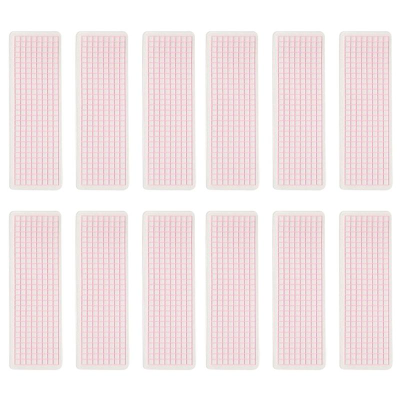 40Pcs Washi Cards Tape Sample Boards Washi Tape Boards Plastic Washi Cards: Pink