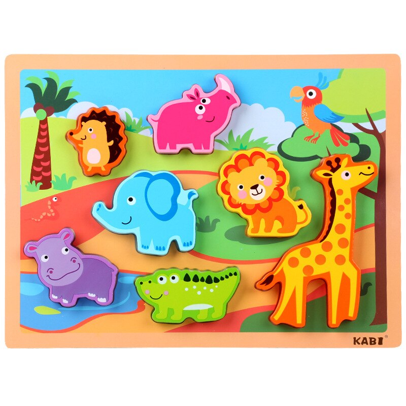 Houten Extra Grote Thema Puzzels Kinderen Leuk Speelgoed Novel En Speelbaar: forest animal