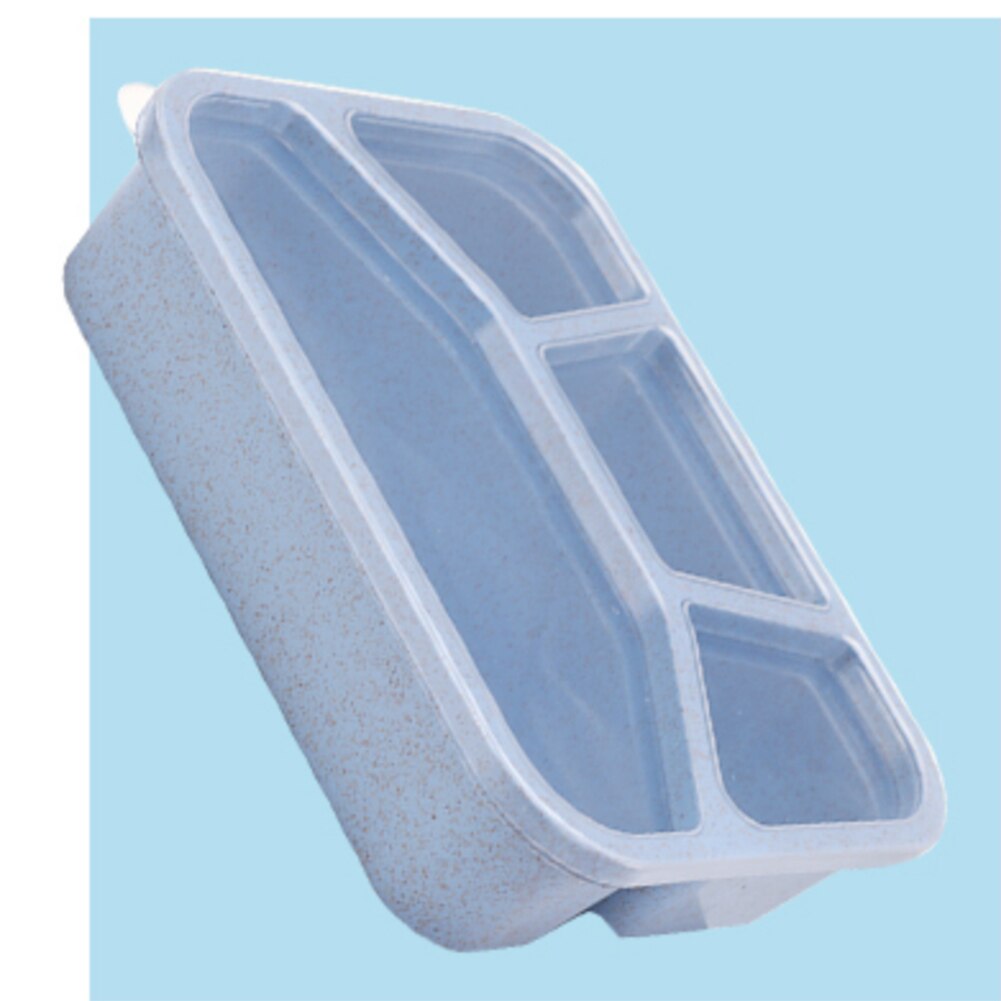 Bento Lunch Box Adults Kids 4 Compartments Travel Food Storage Containers: B1