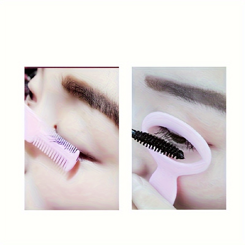 3 Stuks Oogmake-up Stencils Diy Eyeliner Wimper Model Beginner Oogmake-up Helper Apparaat Mascara Wimper Kam Applicator