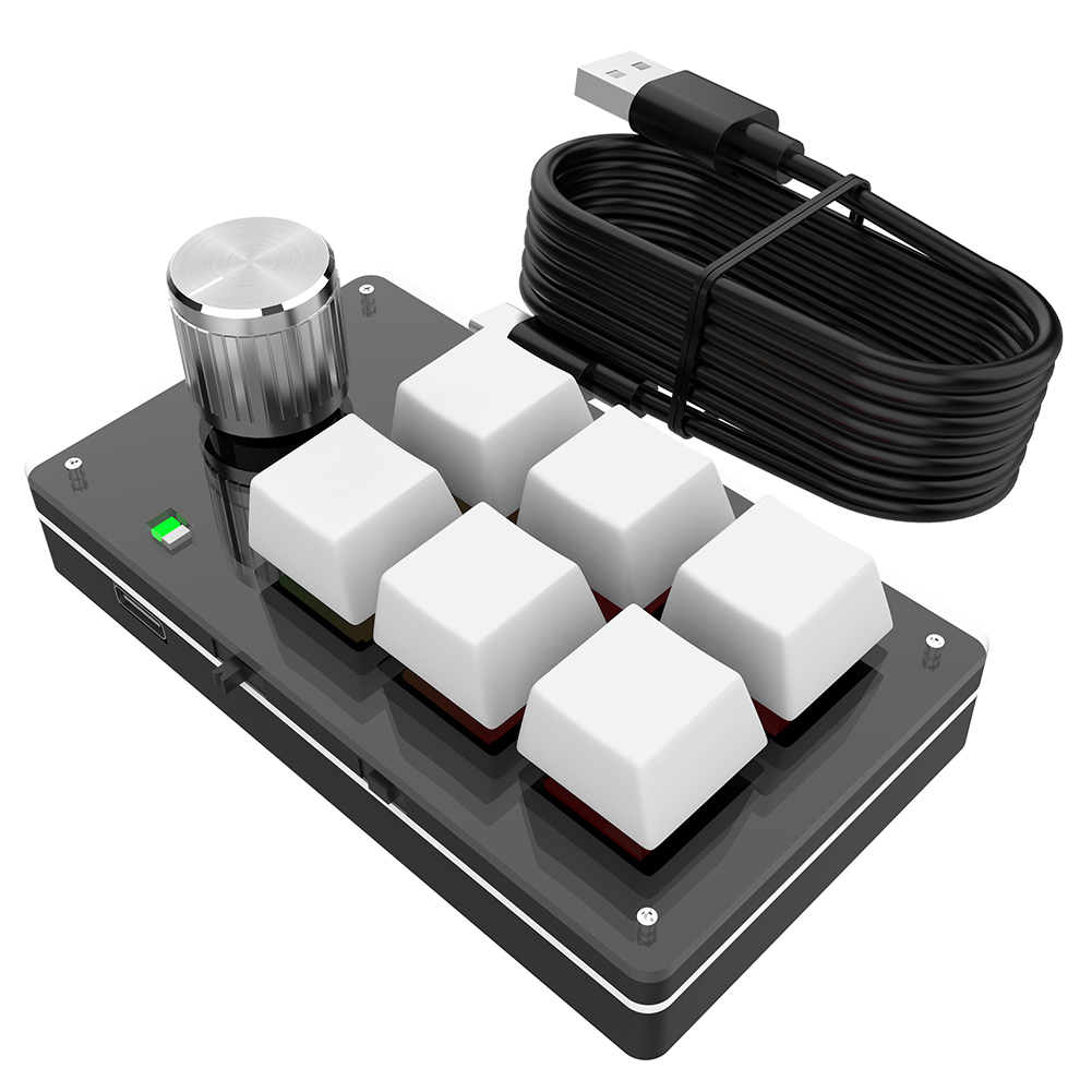 12 klawisz 2 pokrętło klawiatura makro RGB klawiatura mechaniczna gorący zamiana klawiatura niestandardowa klawiatura jednoręczna mini klawiatura robić gier mini klawiatura