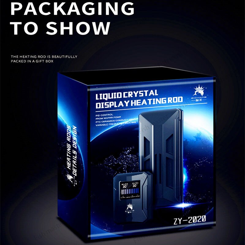 The latest fish tank aquarium intelligent digital display heating rod fish pond Aquatic plant fish tank heater water heating rod