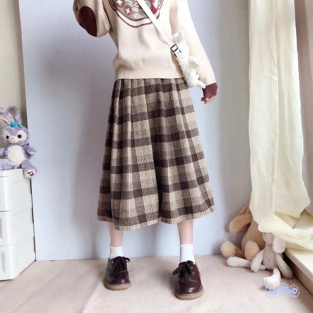 Shop Stylish Gothic Plaid Skirts In Various Styles And Colors - Foto 7