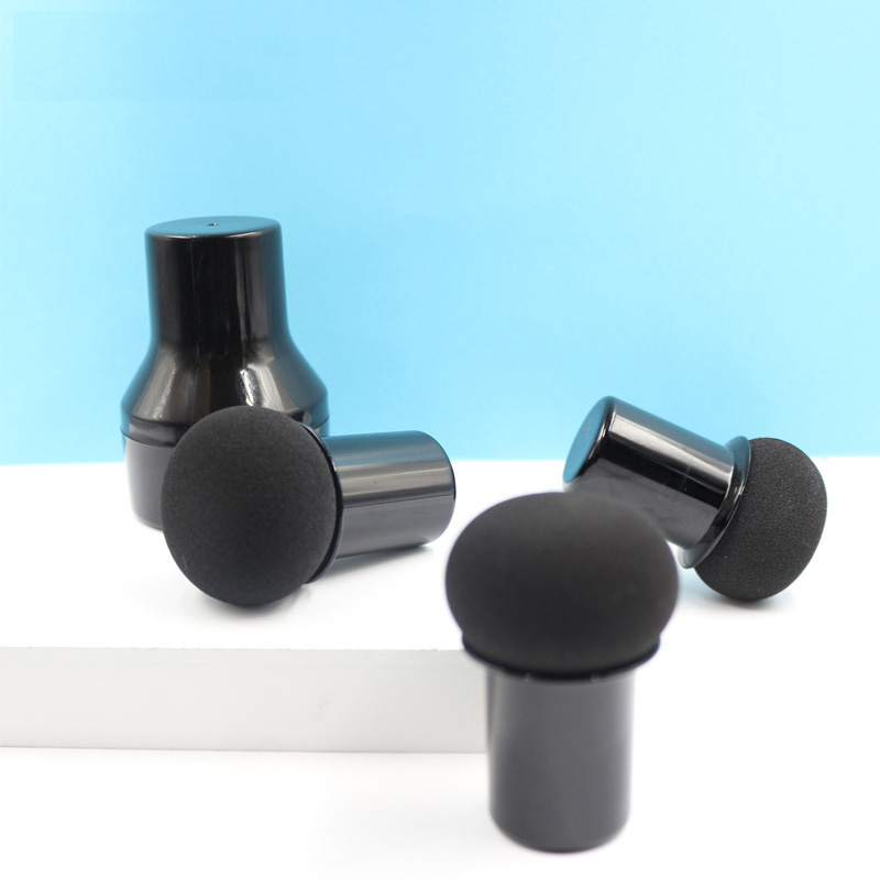 Brocha cosmética para polvos, cabeza redonda, mango en forma de seta, base de maquillaje, esponja, corrector, herramienta de belleza suave, seca y húmeda