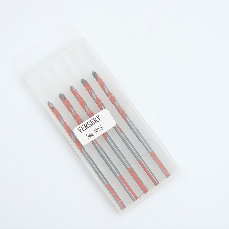 5PCS 5 - 12mm Ultimate Drill Bits Twist Drill Head Wall Ceramic Glass Punching Hole Working Set multifunctional drill bit: 5mm (5PCS)