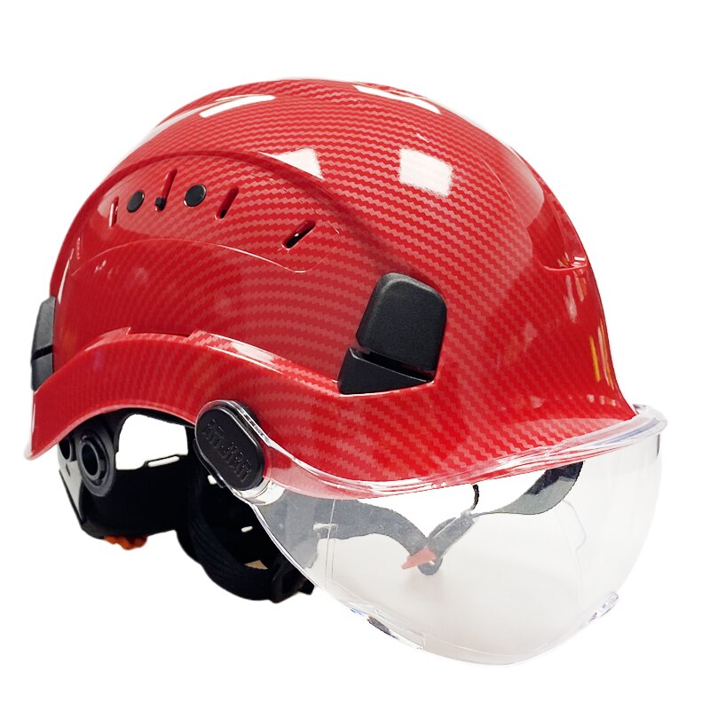 Veiligheid Helm Beschermende Harde Hoed Bril Oorbeschermer Bouw Abs Helmen Werk Cap Voor Werken Klimmen Rijden
