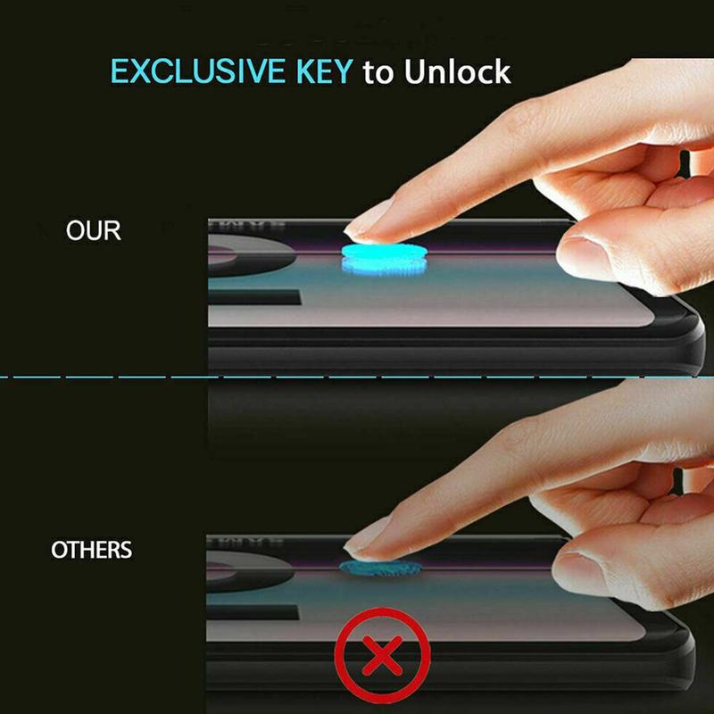 Egnet til samsung  s20uv uv herdet glass  s20 pluss filmbeskytter få øye på  s20 ultrauv telefon til samsung lim mobilskjerm  n4 i 5